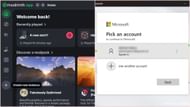 Log in to your Microsoft account to get access to the game on the Modrinth App. (Image via Sportskeeda Gaming || Modrinth)